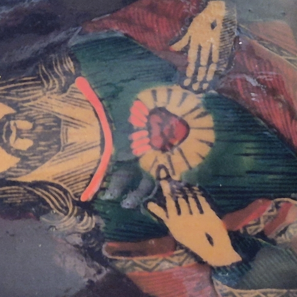 Handcrafted Orthadox Christianity  Religious Art Egg - Black and Gold - Picture 4 of 8